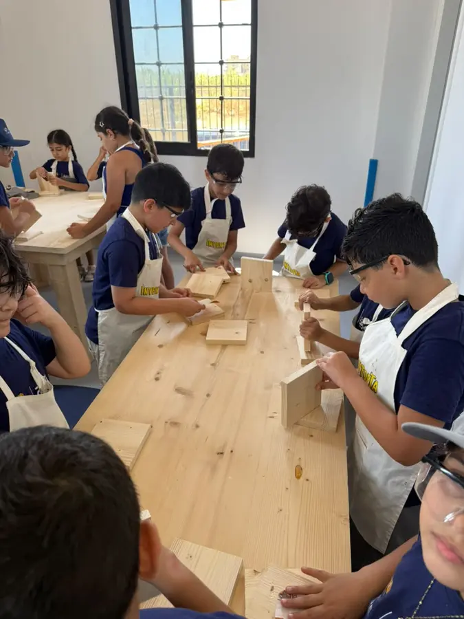 Students in a hands-on workshop